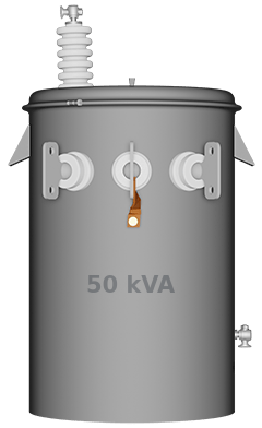 A single-bushing transformer (GRD-Y)